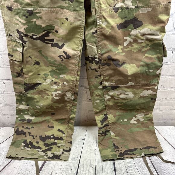 USGI Army Combat Uniform Trouser Unisex Pants Camouflage Med-Long Insect Guard - Picture 4 of 10